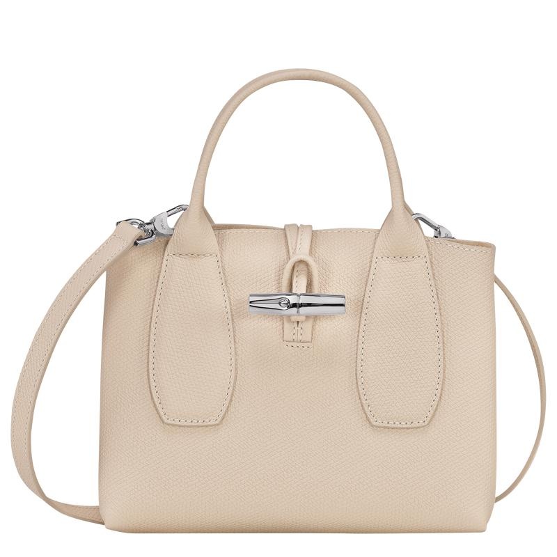 Bolsa de Mano Longchamp Roseau S Mujer Blancos | YLUX-92638