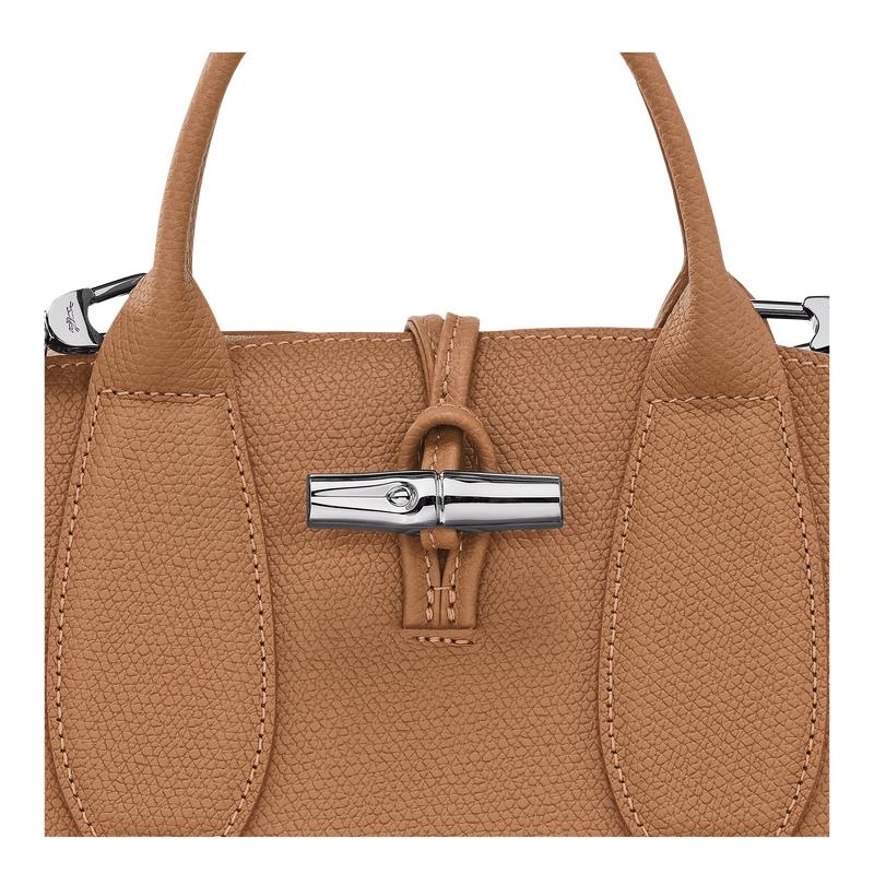 Bolsa de Mano Longchamp Roseau S Mujer Marrom | WZJU-58104