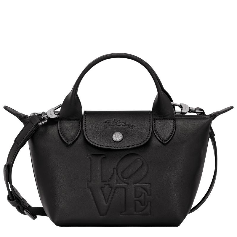 Bolsa de Mano Longchamp x Robert Indiana XS Mujer Negros | QTCA-32196