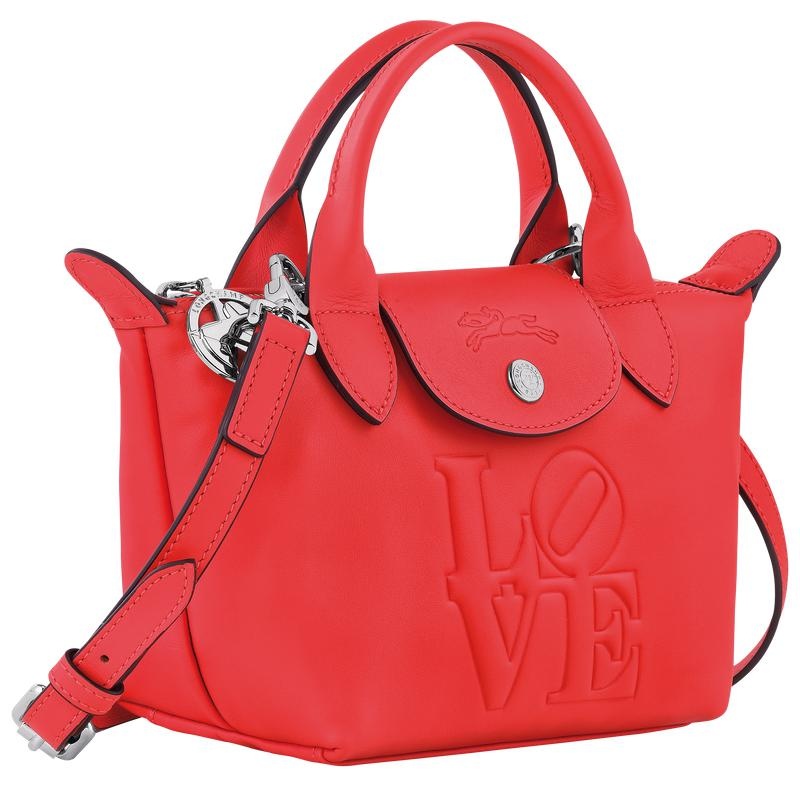 Bolsa de Mano Longchamp x Robert Indiana XS Mujer Rojos | AFKS-15328