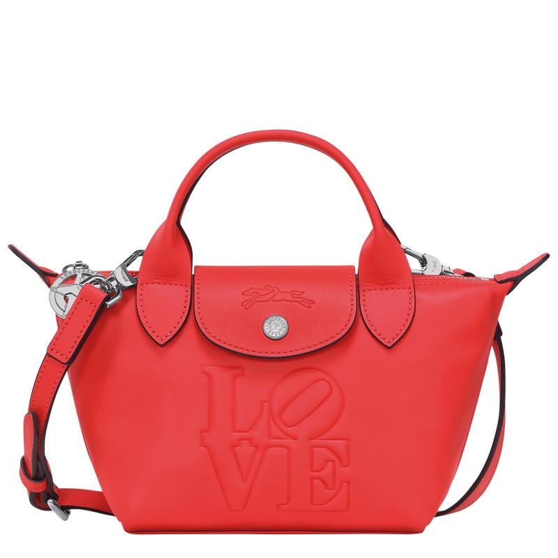 Bolsa de Mano Longchamp x Robert Indiana XS Mujer Rojos | AFKS-15328