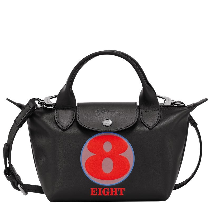 Bolsa de Mano Longchamp x Robert Indiana XS Mujer Negros | MXGV-16402