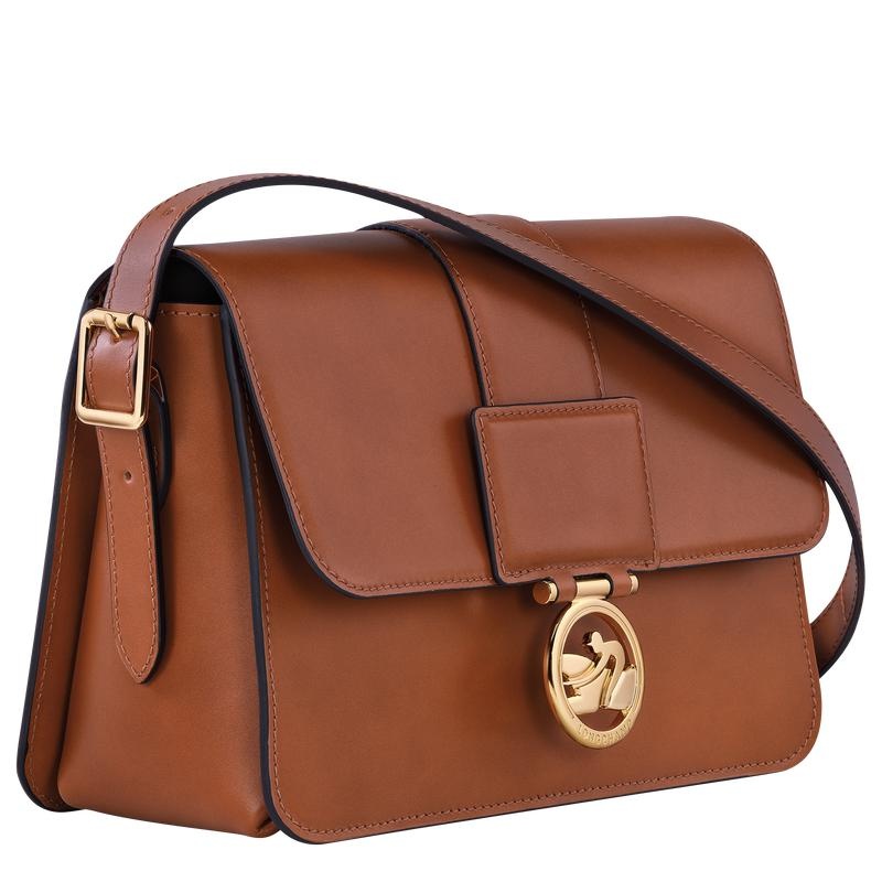 Bolsas Hombro Longchamp Box-Trot M Mujer Marrom | SOUZ-52318