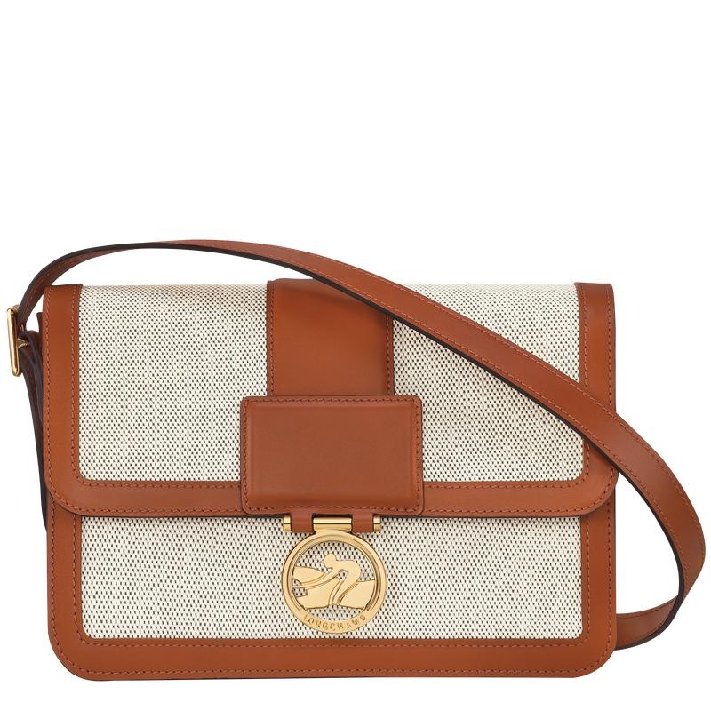 Bolsas Hombro Longchamp Box-Trot M Mujer Marrom | JQTG-82614