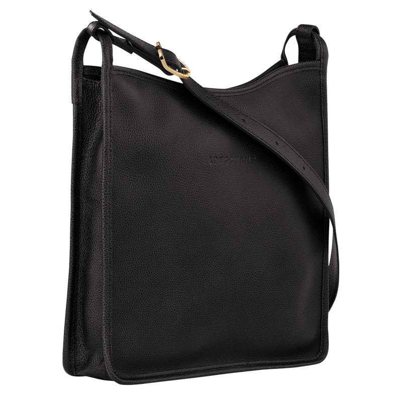 Bolsas Hombro Longchamp Le Foulonné M Mujer Negros | ZKDN-57198