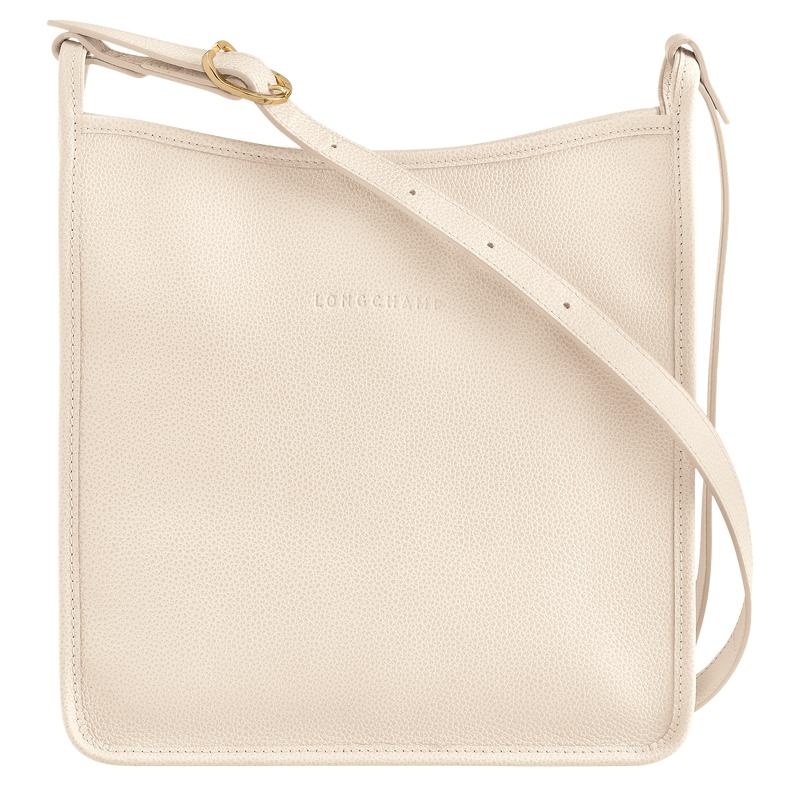 Bolsas Hombro Longchamp Le Foulonné M Mujer Blancos | SBUP-35061