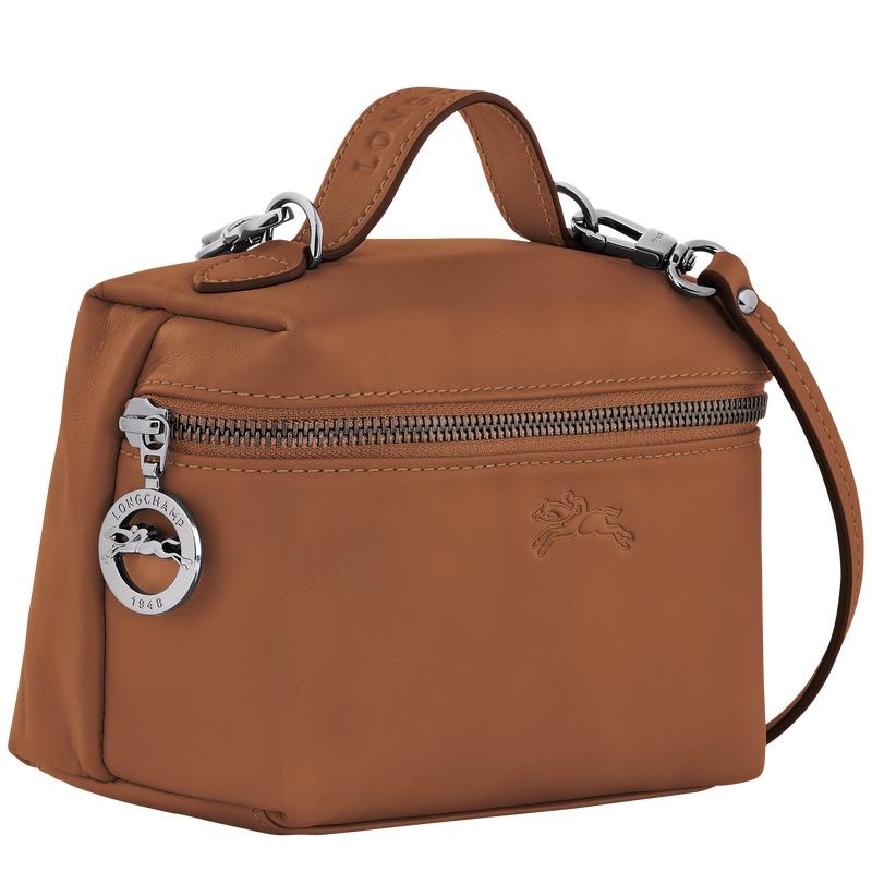 Bolsas Hombro Longchamp Le Pliage Xtra XS Vanity Mujer Marrom | OMZF-92730