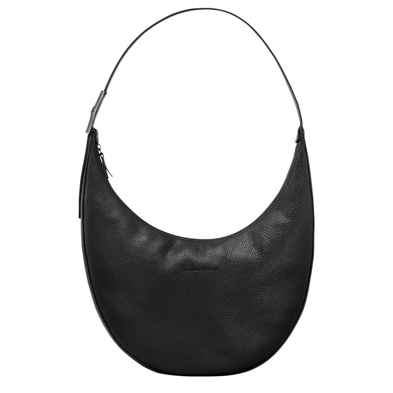 Bolsas Hombro Longchamp Roseau Essential L Mujer Negros | PWTG-65703