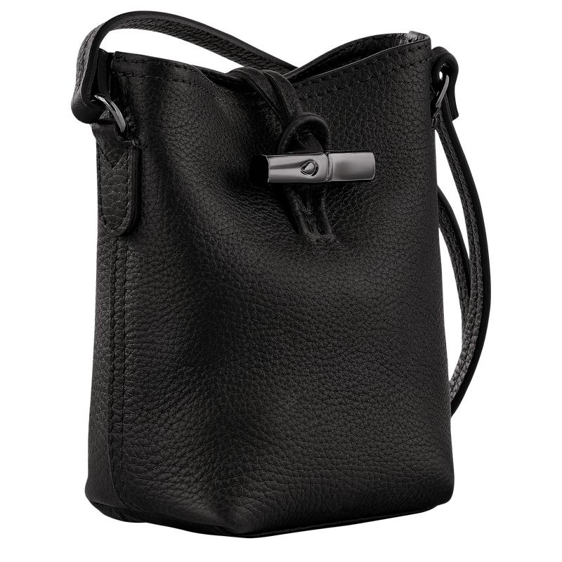 Bolsas Hombro Longchamp Roseau Essential XS Mujer Negros | NLOK-09374