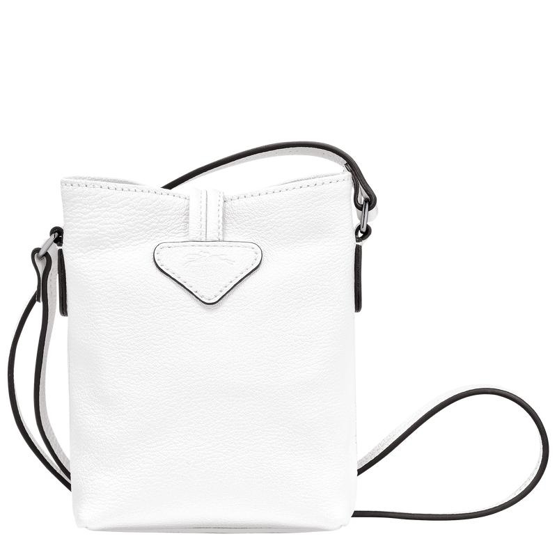 Bolsas Hombro Longchamp Roseau XS Mujer Blancos | HARD-18394