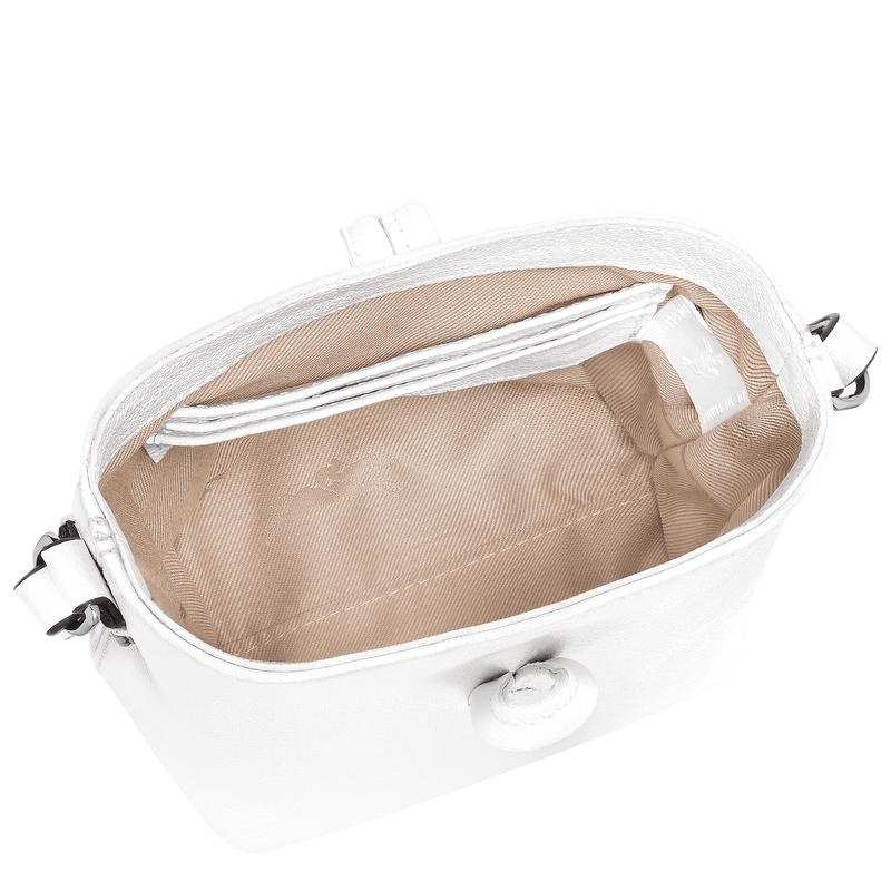 Bolsas Hombro Longchamp Roseau XS Mujer Blancos | HARD-18394