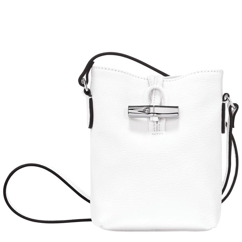 Bolsas Hombro Longchamp Roseau XS Mujer Blancos | HARD-18394