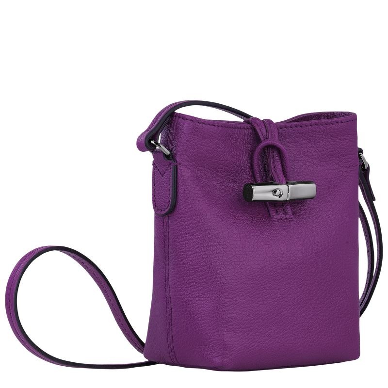 Bolsas Hombro Longchamp Roseau XS Mujer Morados | KLJX-14736