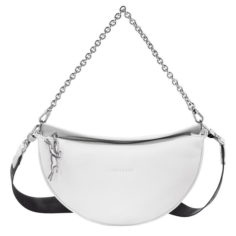 Bolsas Hombro Longchamp Smile S Mujer Blancos | WKHQ-84719