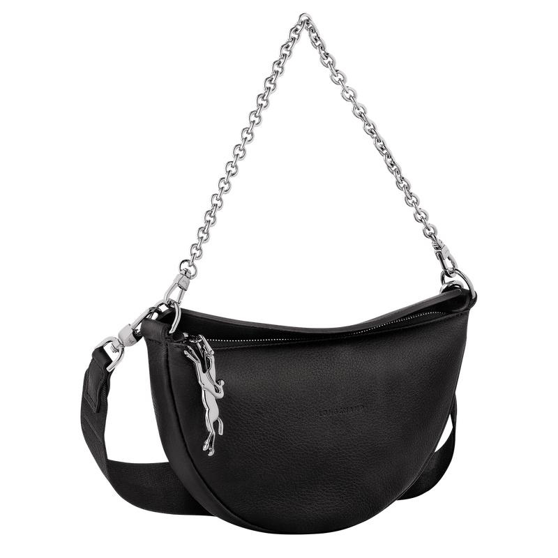 Bolsas Hombro Longchamp Smile S Mujer Negros | RPSF-28769