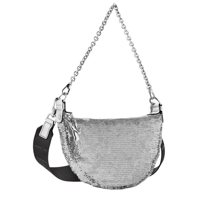 Bolsas Hombro Longchamp Smile S Mujer Plateados | WERL-37641