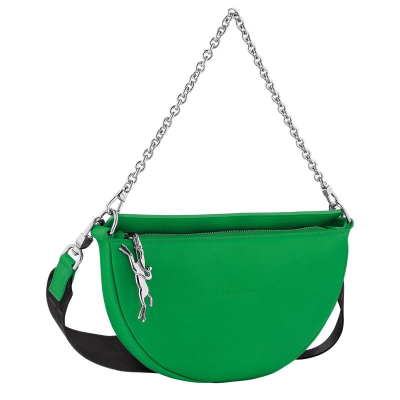 Bolsas Hombro Longchamp Smile S Mujer Verdes | VGYW-73268