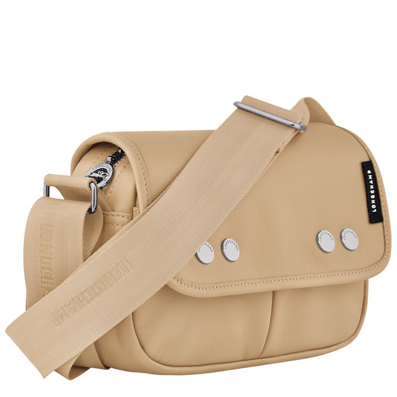 Bolsas Hombro Longchamp Très Paris S Mujer Beige | IKFC-10976