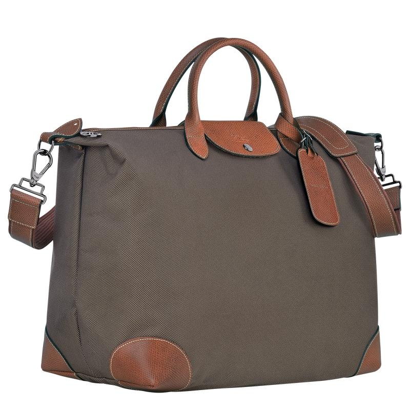 Bolsas de Viaje Longchamp Boxford S Hombre Marrom | RFBU-98315