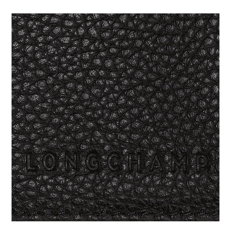 Bolsas de Viaje Longchamp Le Foulonné Passport cover Mujer Negros | FNKU-95062