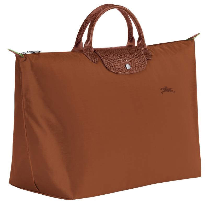 Bolsas de Viaje Longchamp Le Pliage Green S Hombre Marrom | EDQA-43659