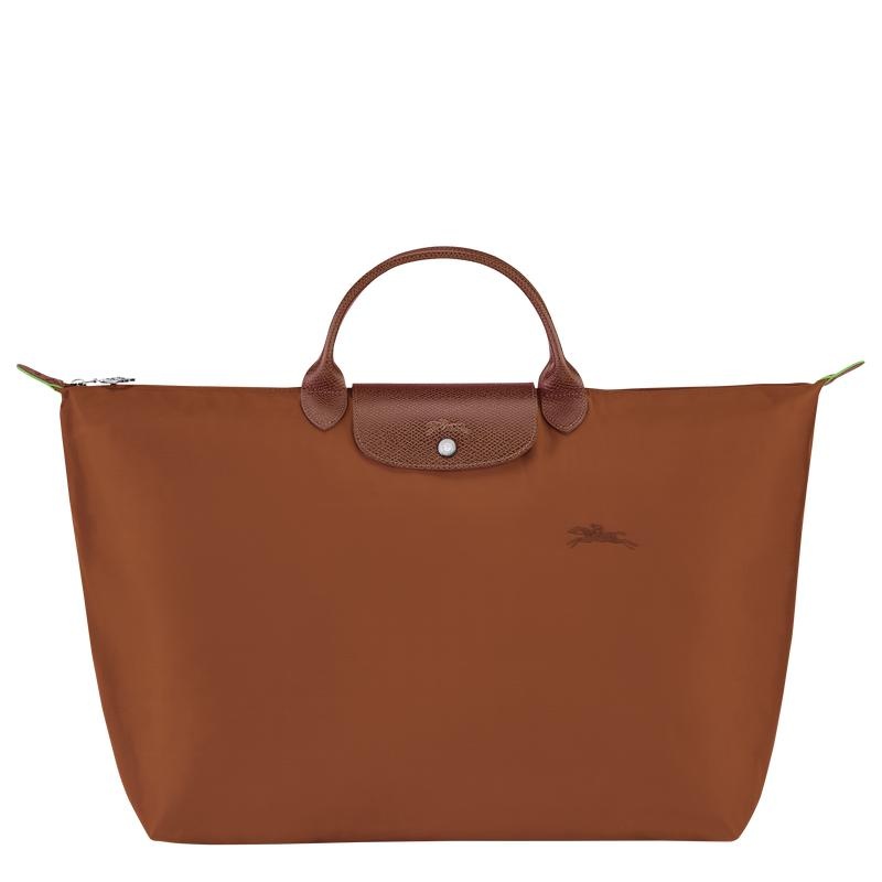 Bolsas de Viaje Longchamp Le Pliage Green S Hombre Marrom | EDQA-43659