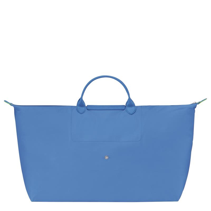 Bolsas de Viaje Longchamp Le Pliage Green M Hombre Azules | YKLG-75312