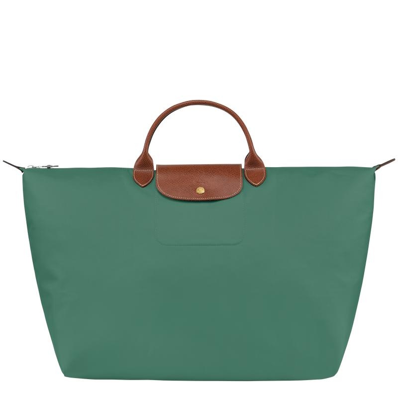 Bolsas de Viaje Longchamp Le Pliage Original S Mujer Verdes | LDKJ-24639