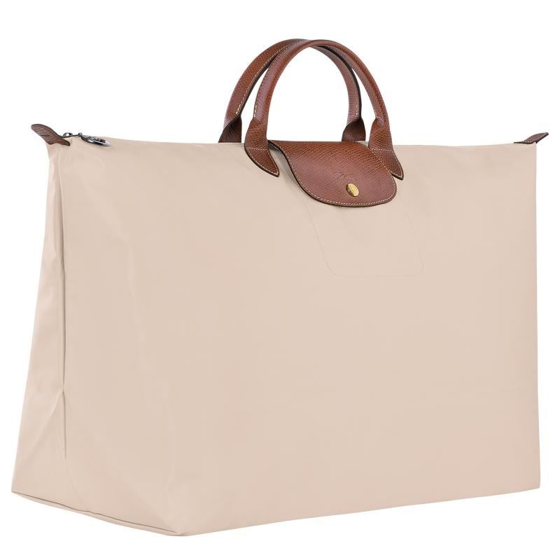 Bolsas de Viaje Longchamp Le Pliage Original M Mujer Blancos | SGDO-83204