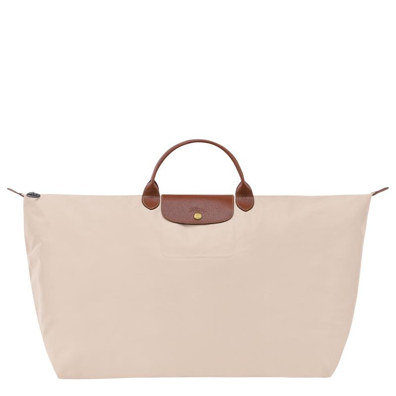 Bolsas de Viaje Longchamp Le Pliage Original M Mujer Blancos | SGDO-83204