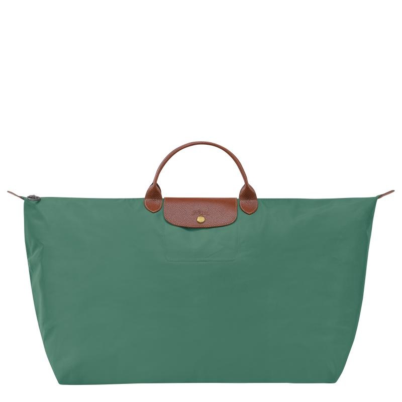 Bolsas de Viaje Longchamp Le Pliage Original M Mujer Verdes | QGWL-56381