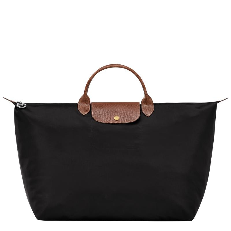 Bolsas de Viaje Longchamp Le Pliage Original S Hombre Negros | CBJX-74095