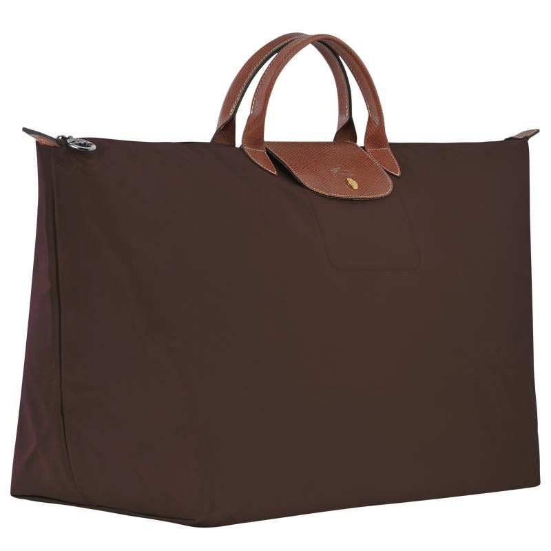 Bolsas de Viaje Longchamp Le Pliage Original M Hombre Marrom | KJWZ-39042