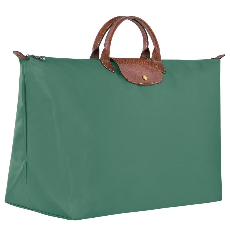 Bolsas de Viaje Longchamp Le Pliage Original M Hombre Verdes | RCZU-47256