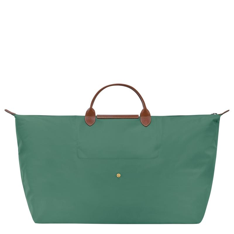 Bolsas de Viaje Longchamp Le Pliage Original M Hombre Verdes | RCZU-47256