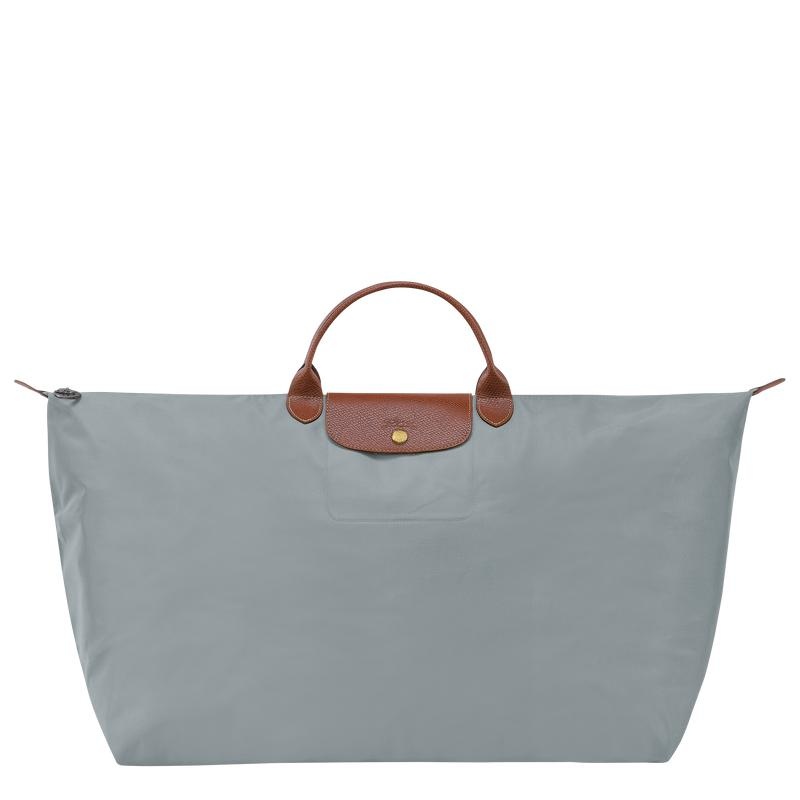 Bolsas de Viaje Longchamp Le Pliage Original M Hombre Grises | UBKT-04219