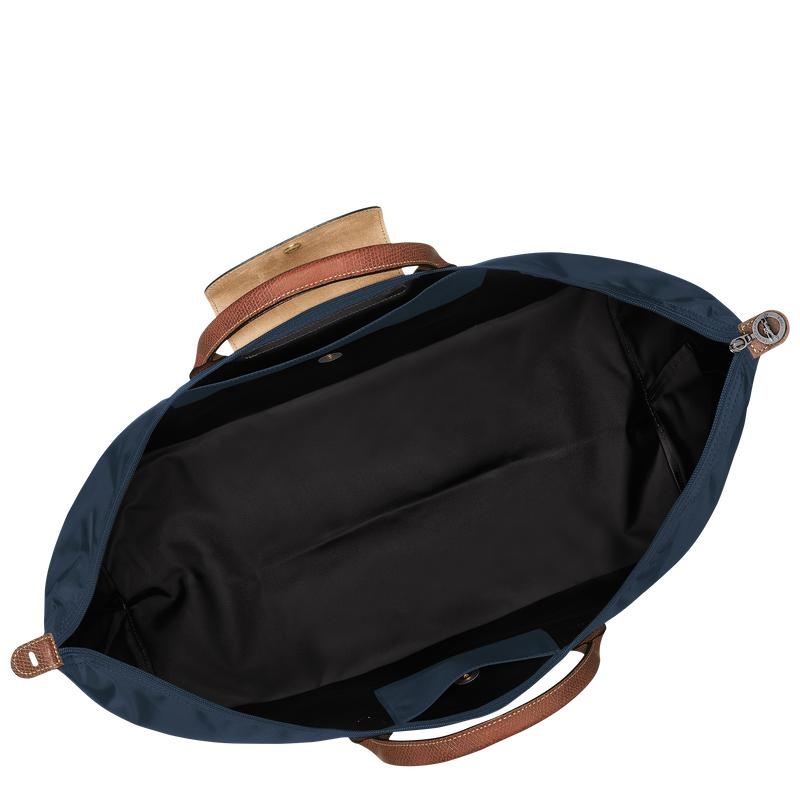 Bolsas de Viaje Longchamp Le Pliage Original M Hombre Azul Marino | LDOH-35048