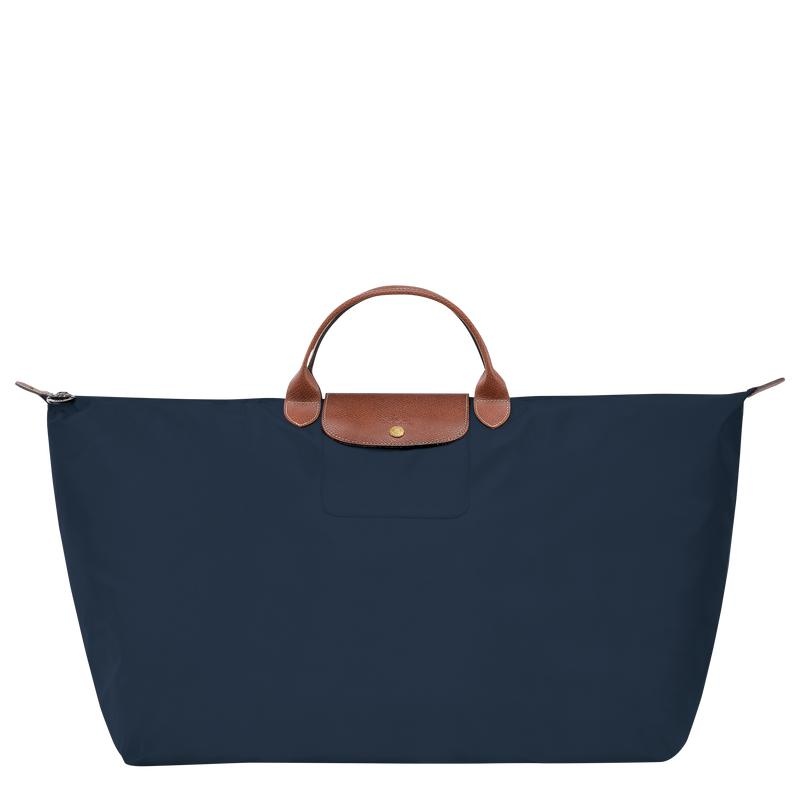 Bolsas de Viaje Longchamp Le Pliage Original M Hombre Azul Marino | LDOH-35048