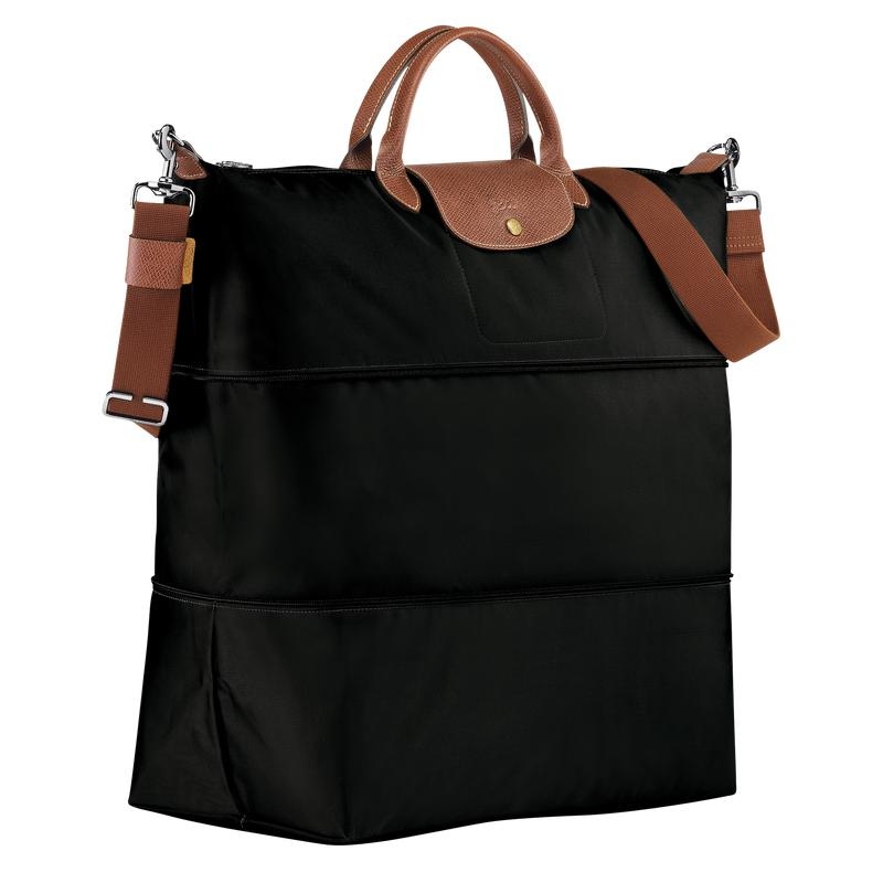 Bolsas de Viaje Longchamp Le Pliage Original expandable Hombre Negros | LUJF-63540