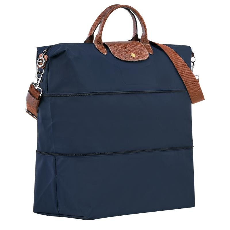 Bolsas de Viaje Longchamp Le Pliage Original expandable Hombre Azul Marino | EJVR-86103