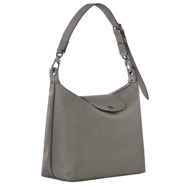 Bolso Hobo Longchamp Le Pliage Xtra M Mujer Grises | IVHE-40319