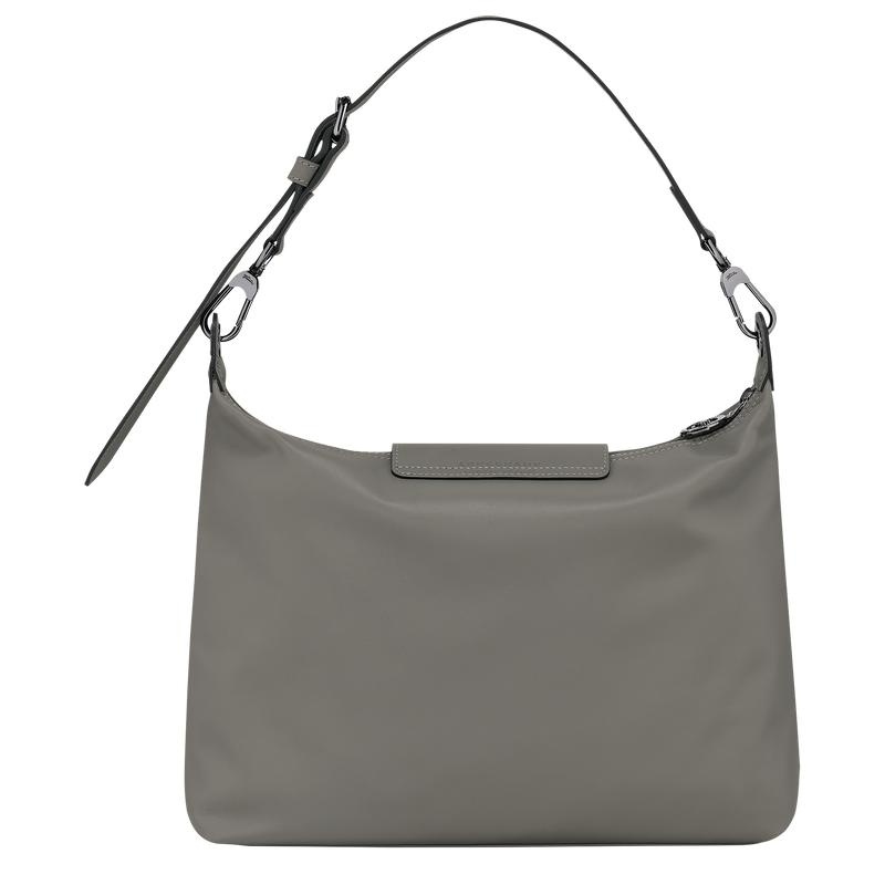 Bolso Hobo Longchamp Le Pliage Xtra M Mujer Grises | IVHE-40319