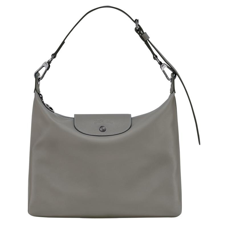 Bolso Hobo Longchamp Le Pliage Xtra M Mujer Grises | IVHE-40319