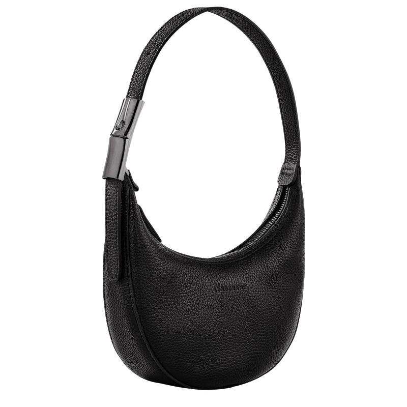 Bolso Hobo Longchamp Roseau Essential S Mujer Negros | JBKC-70215