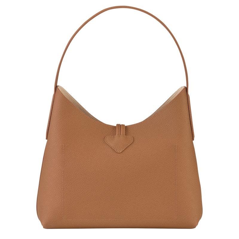 Bolso Hobo Longchamp Roseau M Mujer Marrom | EGPN-79124