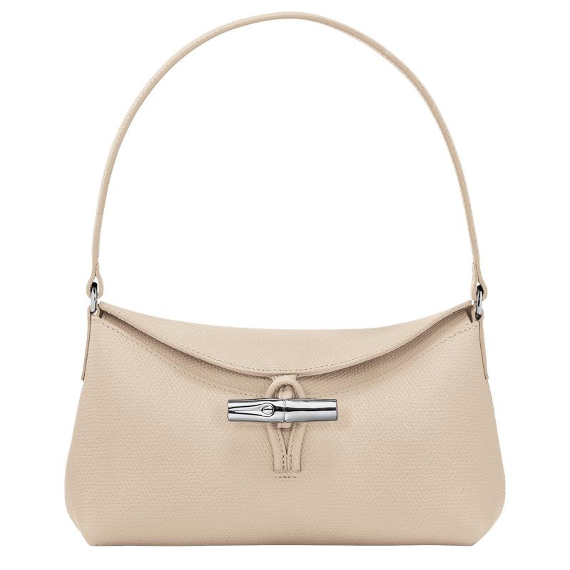 Bolso Hobo Longchamp Roseau S Mujer Blancos | GHDE-90657