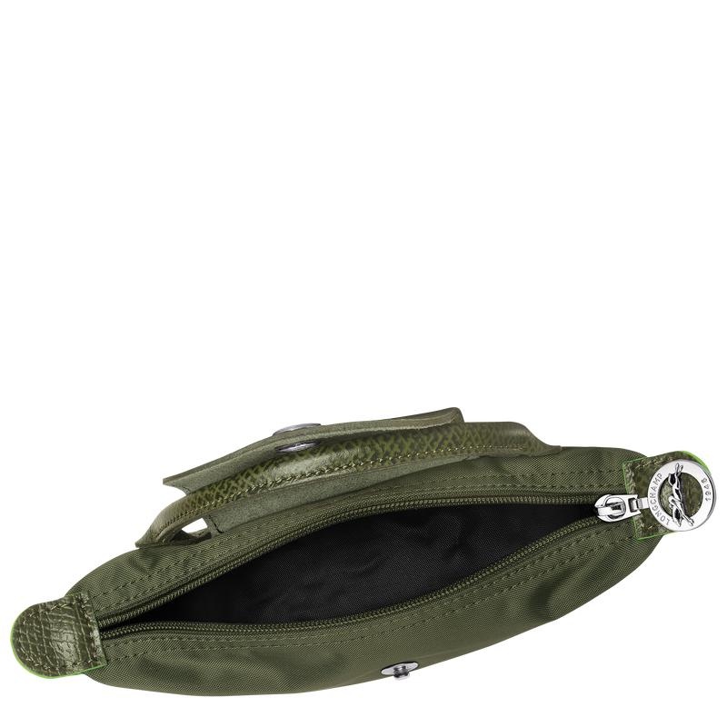 Bolso Pequeño Longchamp Le Pliage Green with handle Hombre Verdes | AHOQ-06152