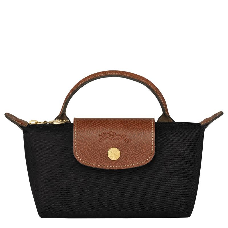 Bolso Pequeño Longchamp Le Pliage Original with handle Mujer Negros | JXRH-36104