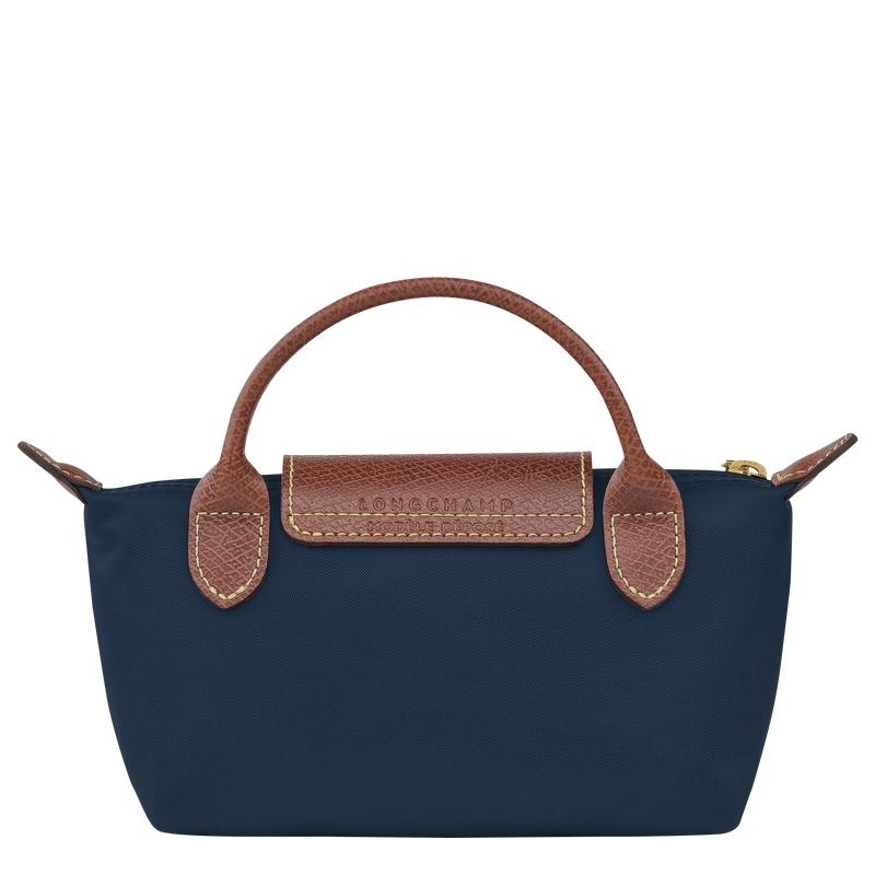 Bolso Pequeño Longchamp Le Pliage Original with handle Mujer Azul Marino | NQGB-91023