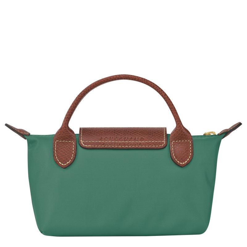 Bolso Pequeño Longchamp Le Pliage Original with handle Hombre Verdes | VJYX-79043